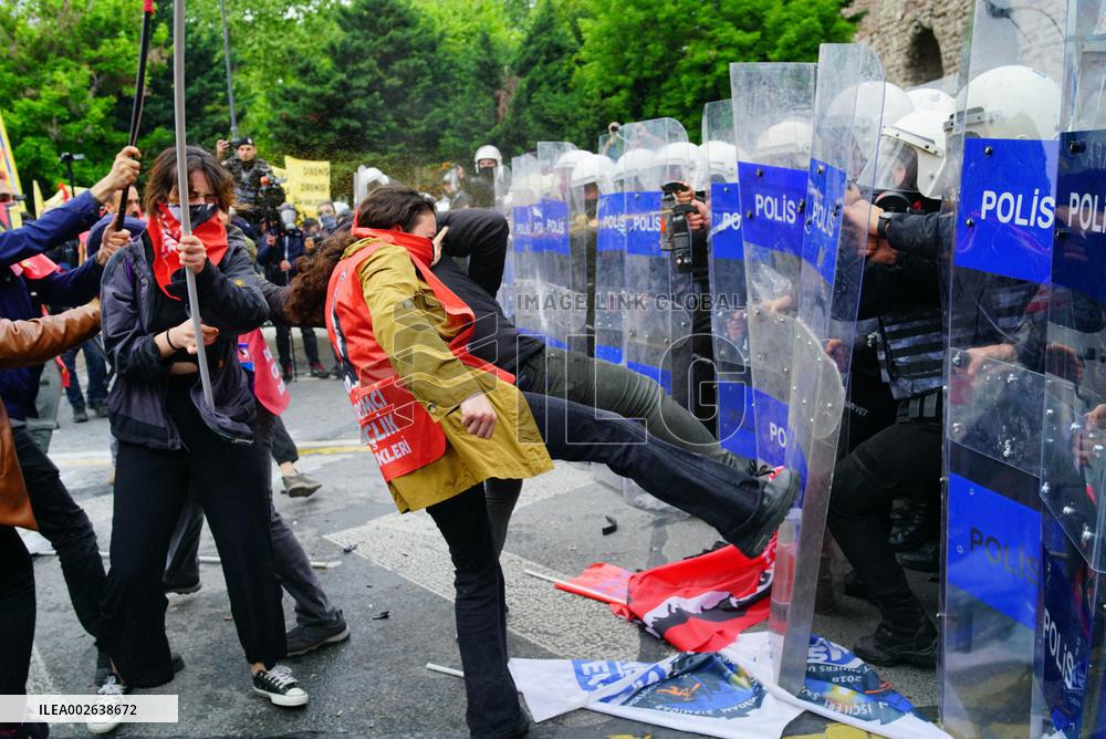 Police Attack May Day Demonstration In Istanbul