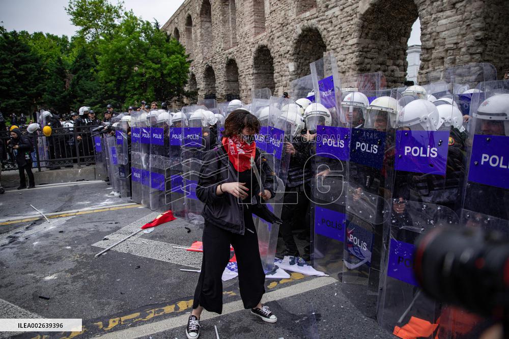 May Day demonstration in Istanbul