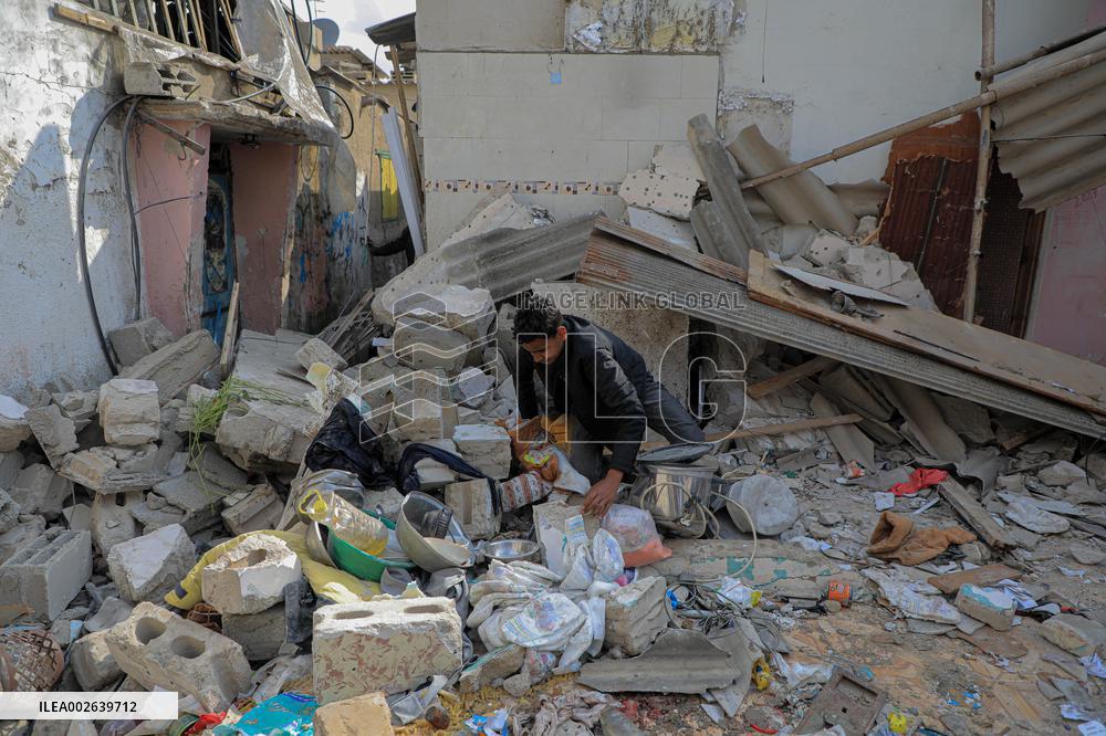 MIDEAST-GAZA-RAFAH-ISRAEL-STRIKE-AFTERMATH