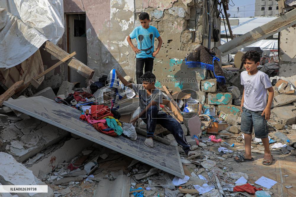 MIDEAST-GAZA-RAFAH-ISRAEL-STRIKE-AFTERMATH