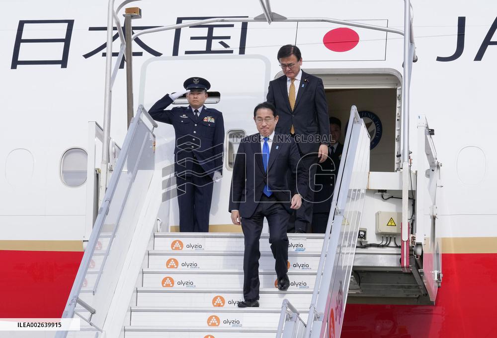 Japan PM Kishida in France