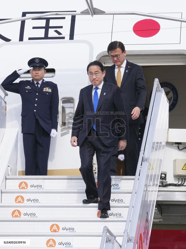 Japan PM Kishida in France