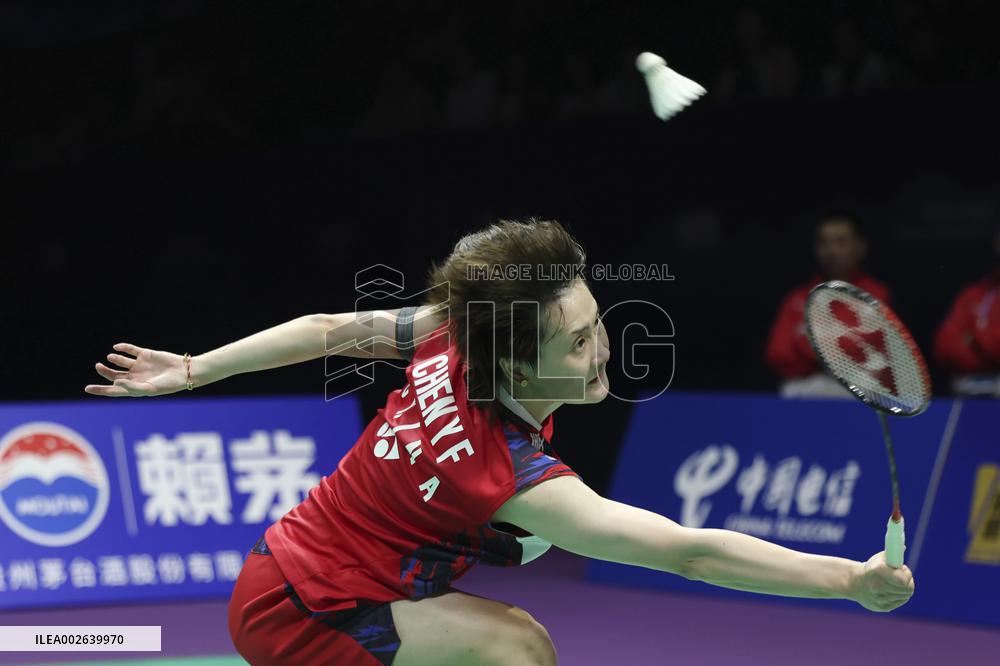 (SP)CHINA-CHENGDU-BADMINTON-UBER CUP-CHINA VS DENMARK(CN)