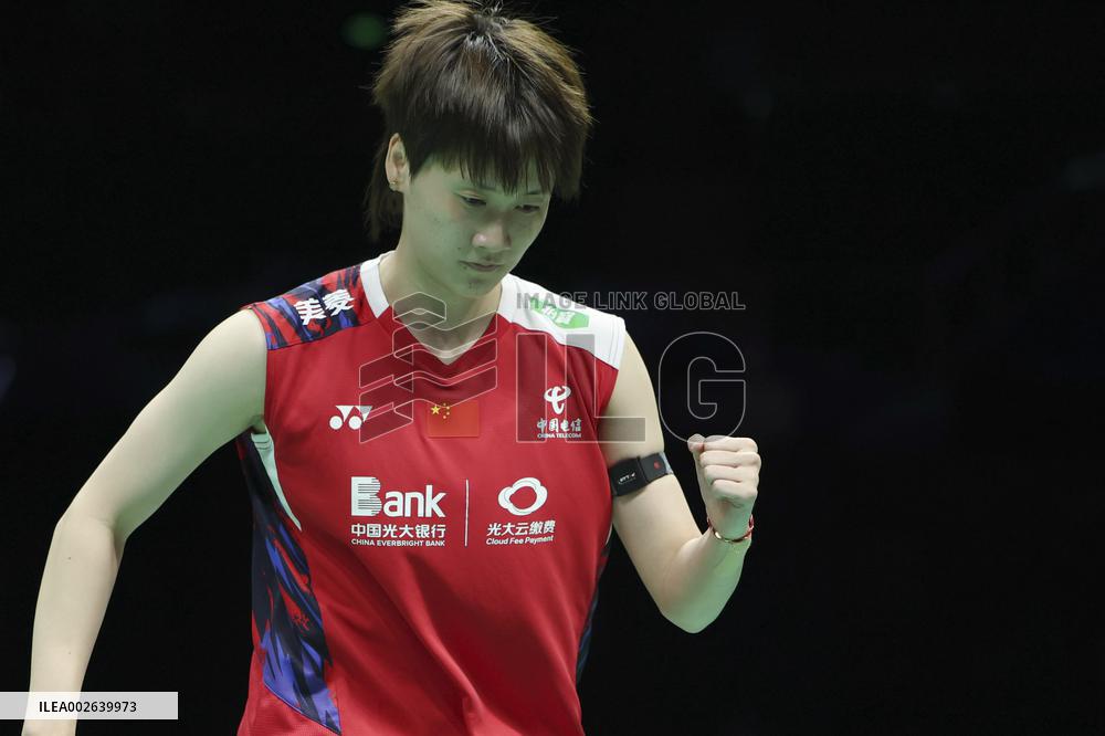 (SP)CHINA-CHENGDU-BADMINTON-UBER CUP-CHINA VS DENMARK(CN)