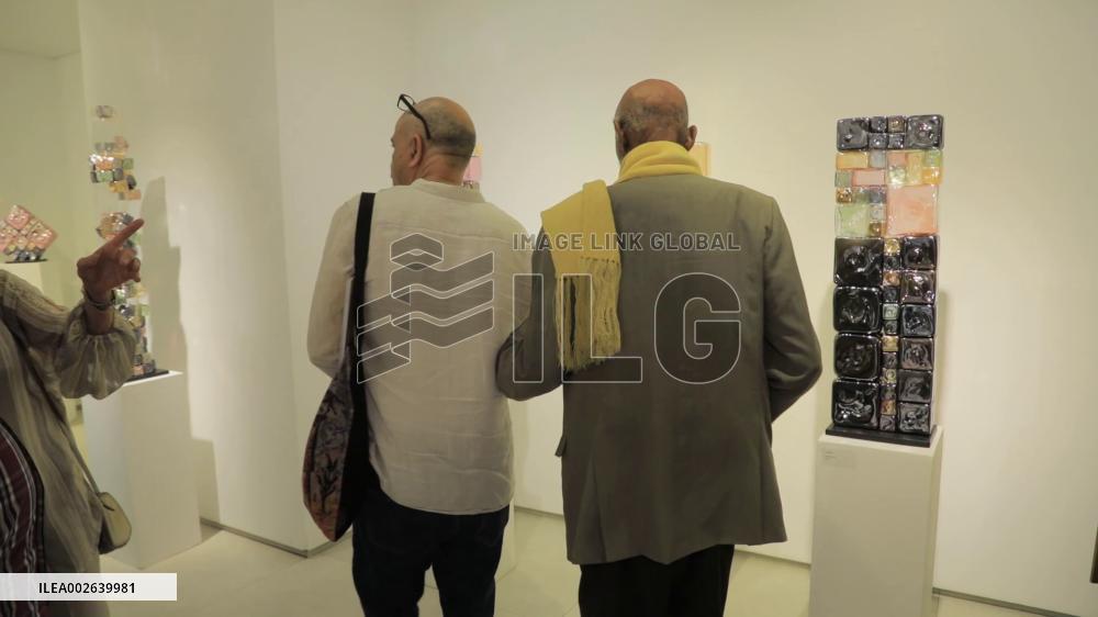 Exhibition showcases toy-inspired glass sculptures in Cairo