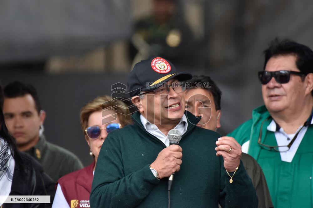 Labor Day Demonstrations in Support of Colombian President Gustavo Petro Reforms