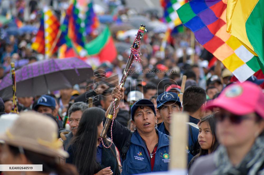 Labor Day Demonstrations in Support of Colombian President Gustavo Petro Reforms