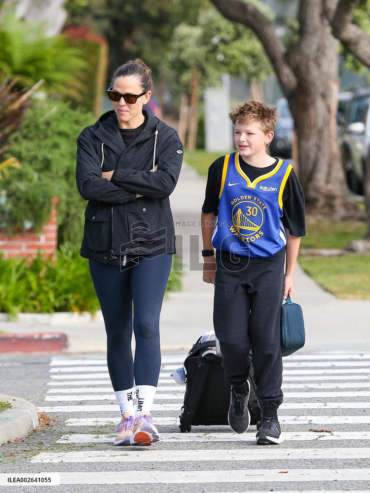 Jennifer Garner And son Samuel Out - LA