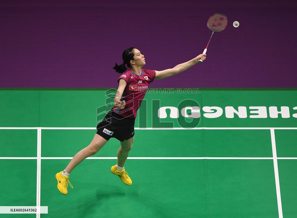 (SP)CHINA-CHENGDU-BADMINTON-UBER CUP-JPN VS IND(CN)