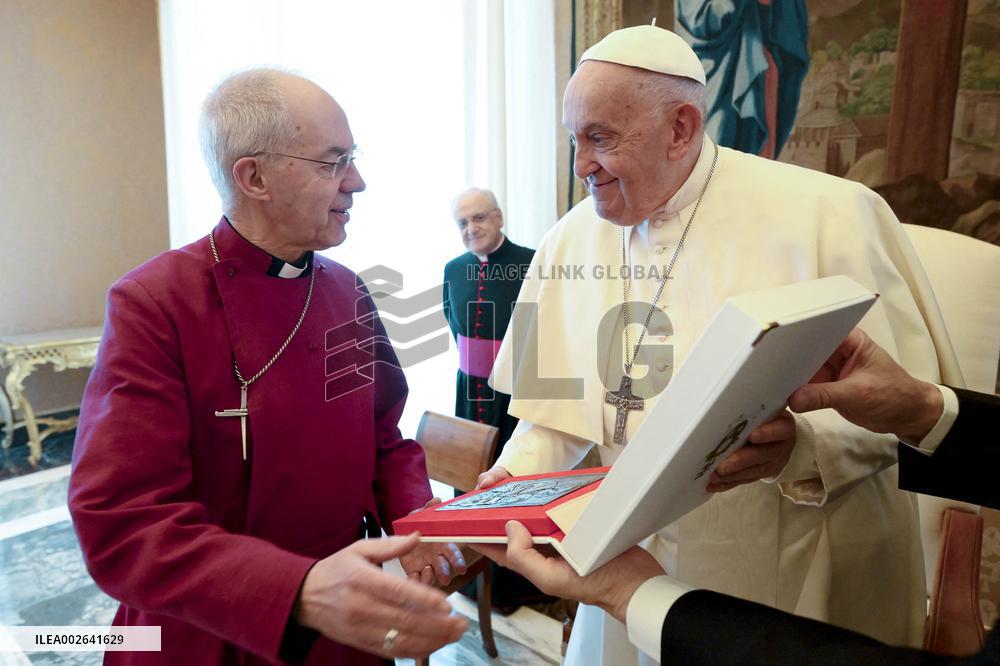 Pope Francis Meets The Anglican Primates - Vatican