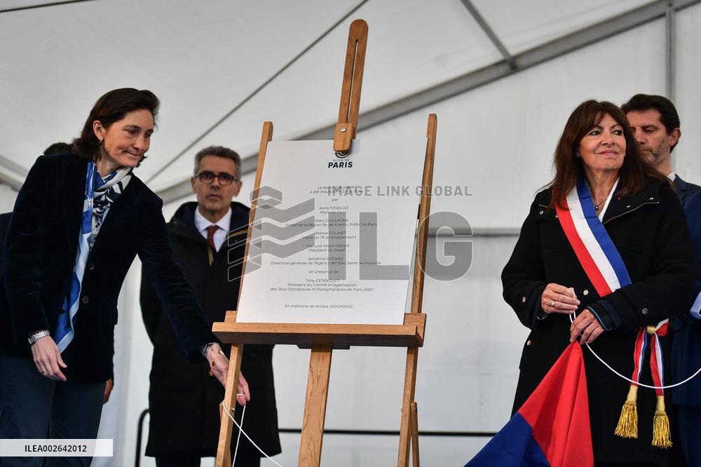 Inauguration of the Austerlitz basin in Paris FA