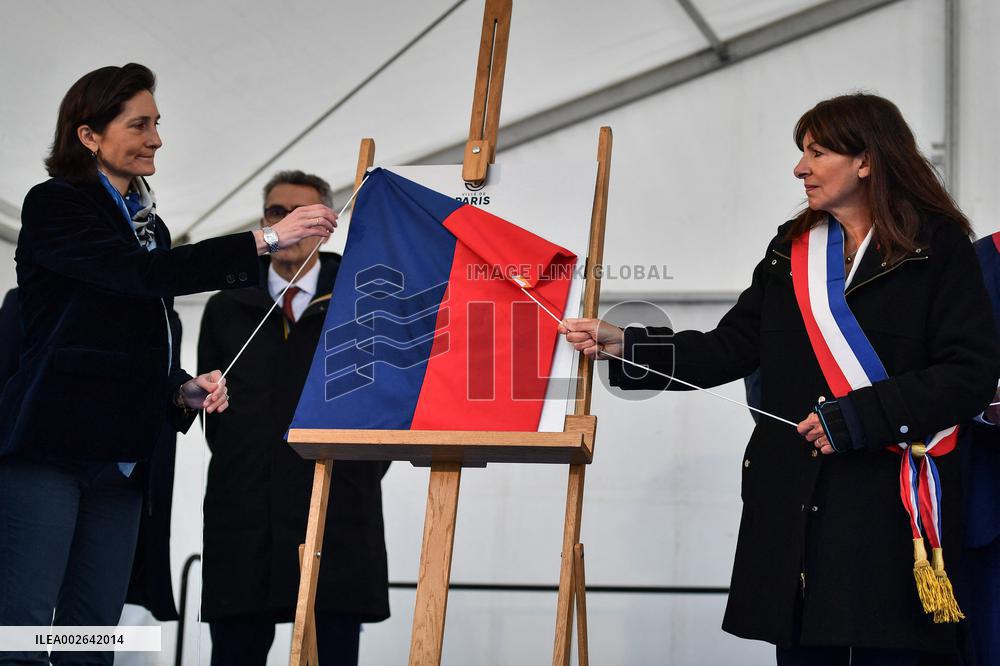 Inauguration of the Austerlitz basin in Paris FA