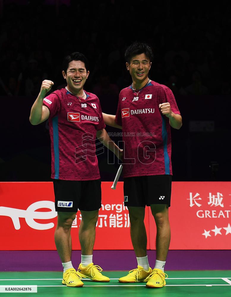 (SP)CHINA-CHENGDU-BADMINTON-THOMAS CUP-JPN VS MAS(CN)