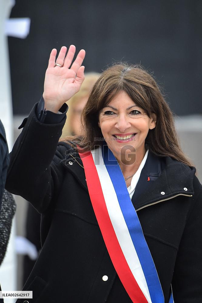 Inauguration of the Austerlitz basin in Paris FA