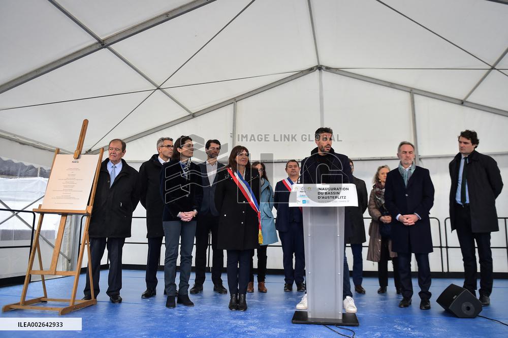 Inauguration of the Austerlitz basin in Paris FA