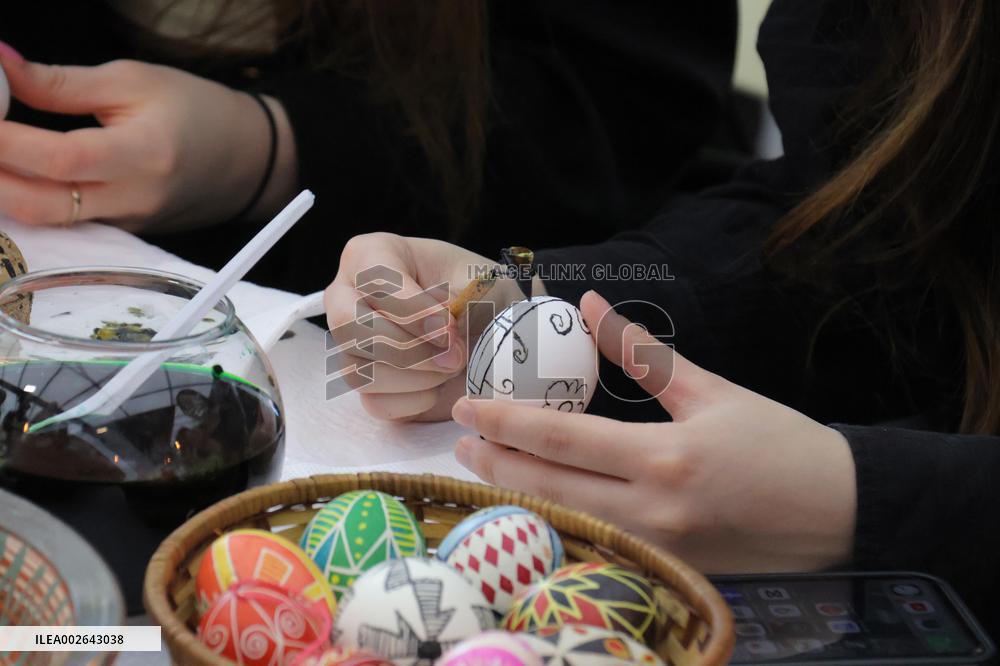 Ukrainian pysanka festival in Kyiv