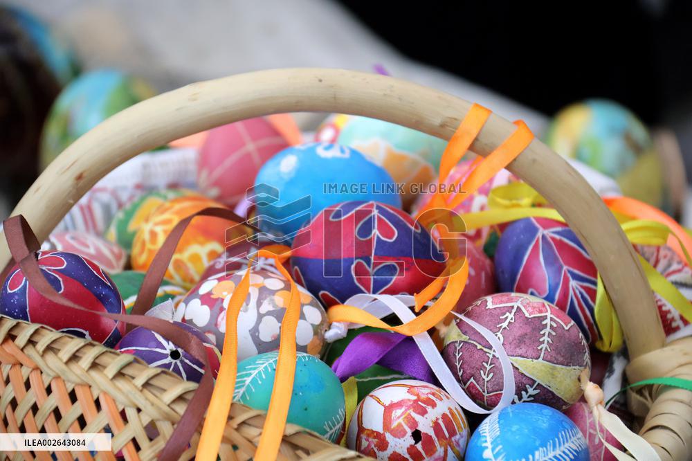Ukrainian pysanka festival in Kyiv