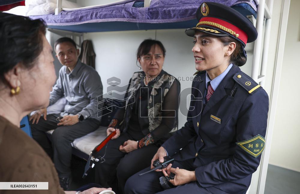 CHINA-XINJIANG-TAJIK TRAIN CONDUCTOR (CN)