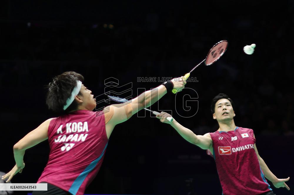 (SP)CHINA-CHENGDU-BADMINTON-THOMAS CUP-JPN VS MAS(CN)