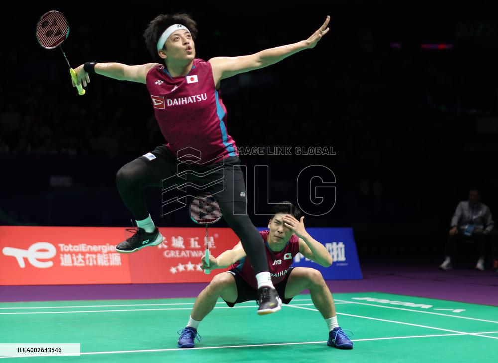 (SP)CHINA-CHENGDU-BADMINTON-THOMAS CUP-JPN VS MAS(CN)