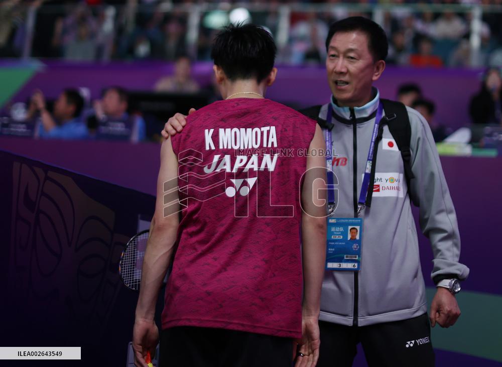 (SP)CHINA-CHENGDU-BADMINTON-THOMAS CUP-JPN VS MAS(CN)