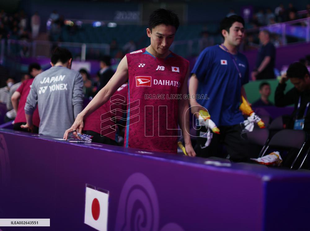 (SP)CHINA-CHENGDU-BADMINTON-THOMAS CUP-JPN VS MAS(CN)