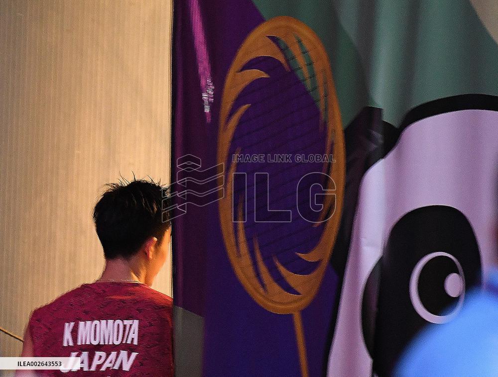 (SP)CHINA-CHENGDU-BADMINTON-THOMAS CUP-JPN VS MAS(CN)