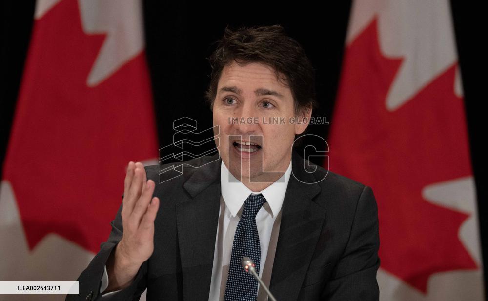 Justin Trudeau At Meetings With Indigenous Governments - Canada