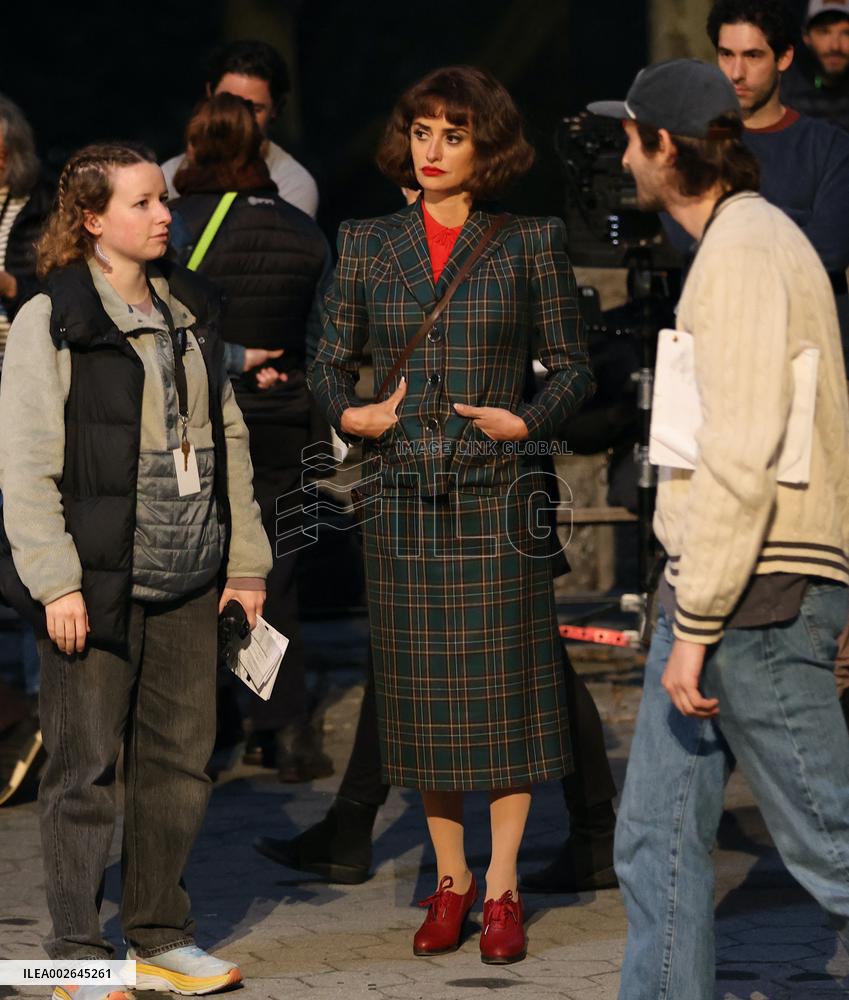 Penelope Cruz Films The Bride - NYC