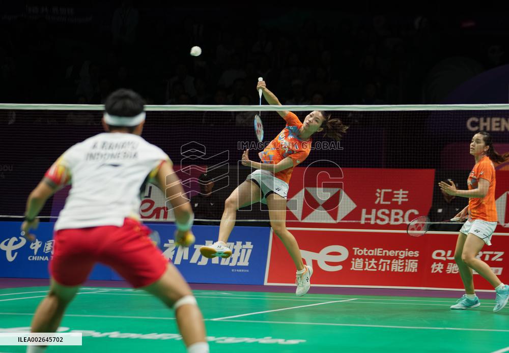 (SP)CHINA-CHENGDU-BADMINTON-UBER CUP-INDONESIA VS THAILAND (CN)
