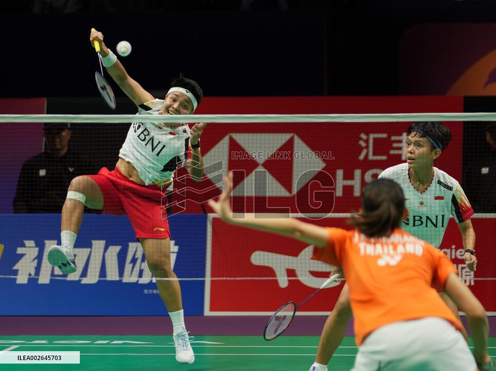 (SP)CHINA-CHENGDU-BADMINTON-UBER CUP-INDONESIA VS THAILAND (CN)