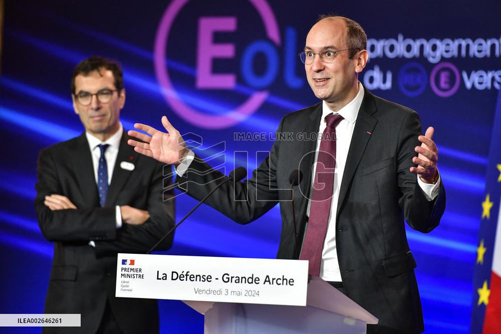 RER E Line’s Extension Inauguration - Paris