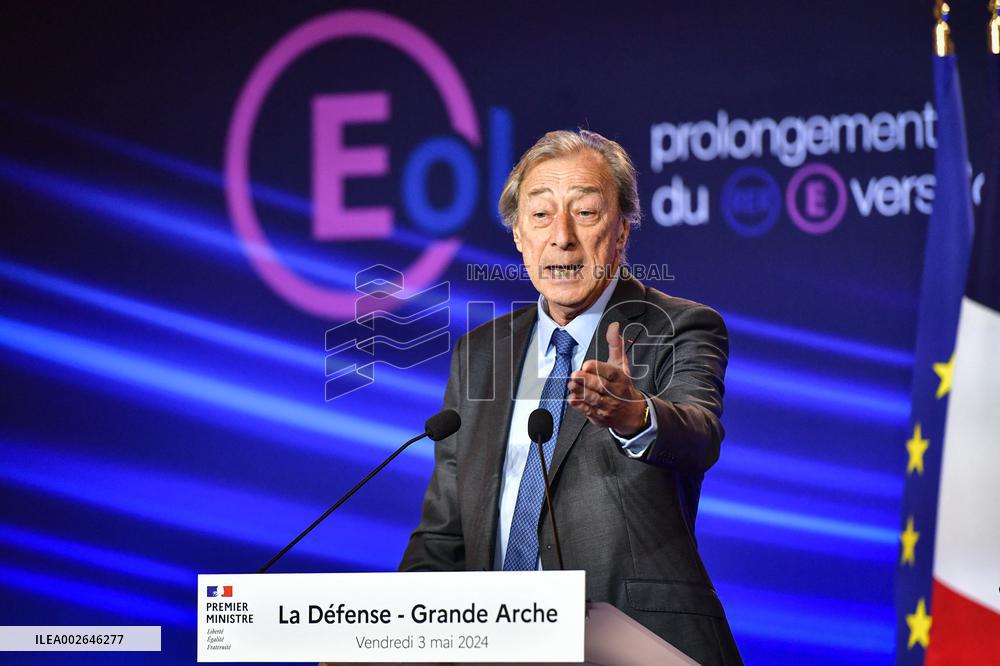 RER E Line’s Extension Inauguration - Paris