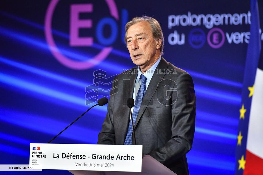 RER E Line’s Extension Inauguration - Paris