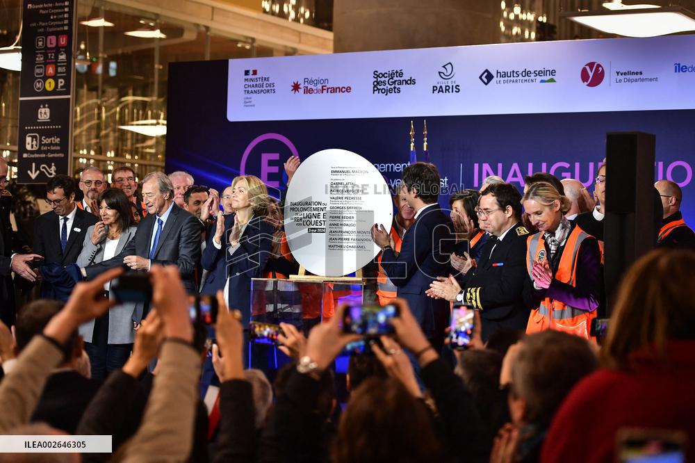 RER E Line’s Extension Inauguration - Paris