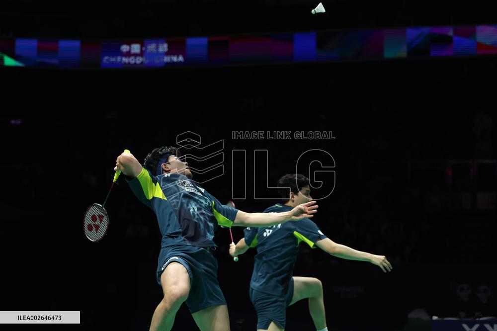 (SP)CHINA-CHENGDU-BADMINTON-THOMAS CUP-SOUTH KOREA VS INDONESIA (CN)