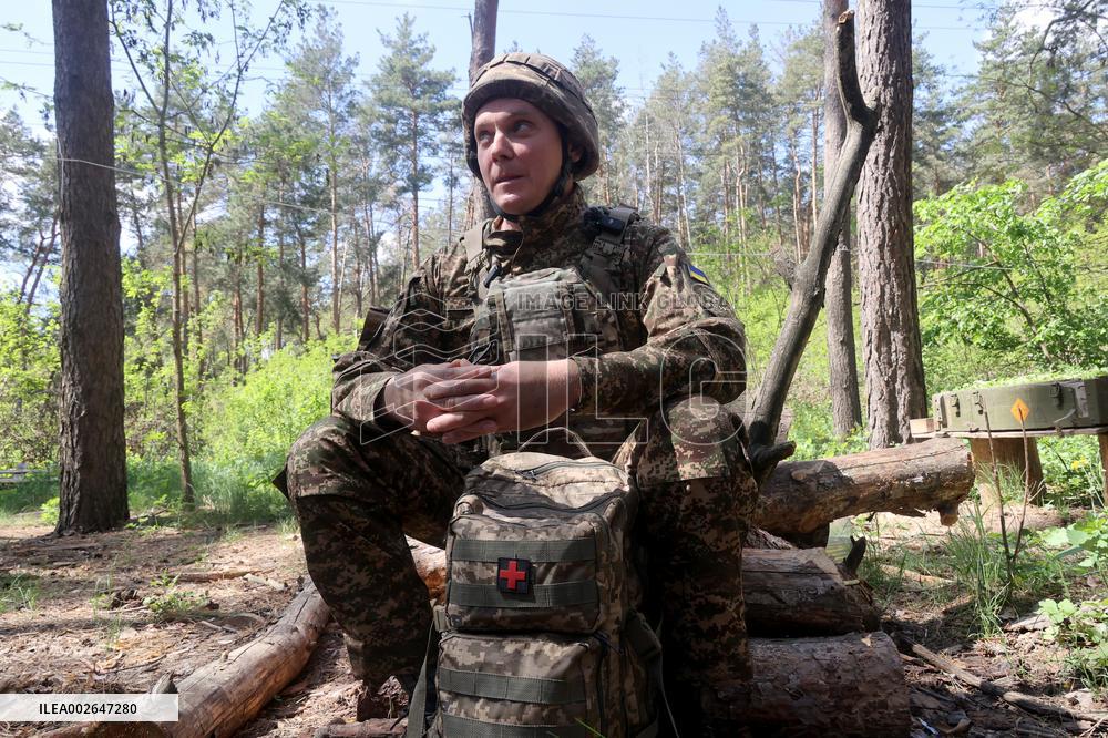 Volunteer medics of Ukraines National Guard brigade