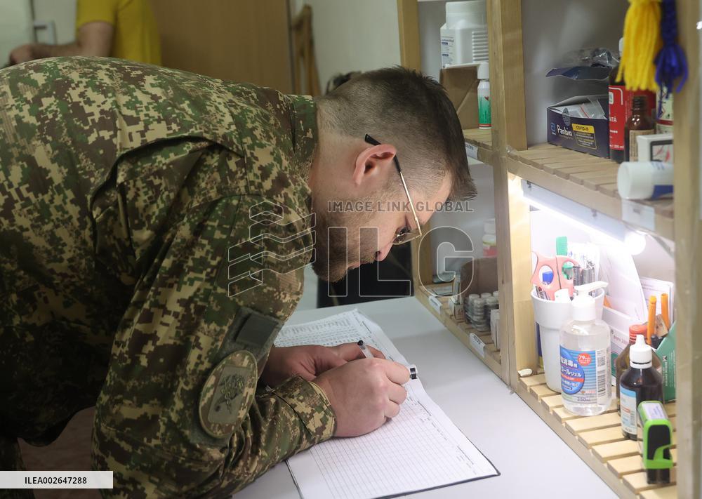 Volunteer medics of Ukraines National Guard brigade