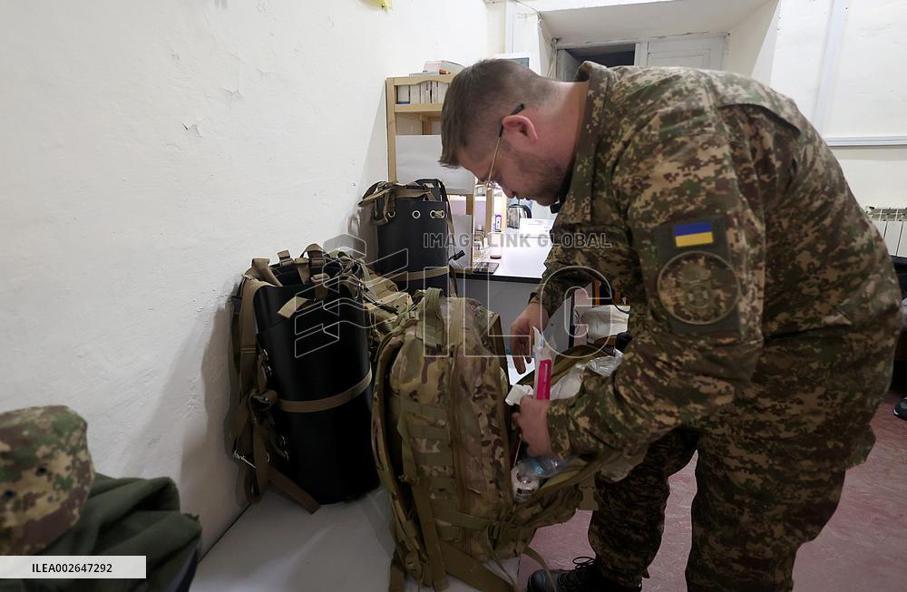 Volunteer medics of Ukraines National Guard brigade