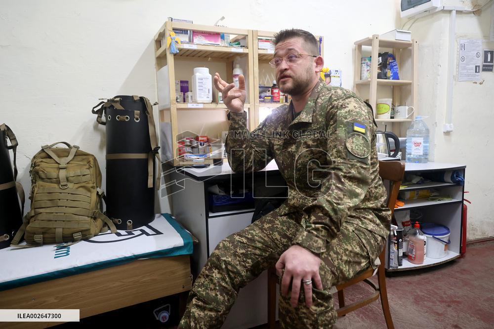 Volunteer medics of Ukraines National Guard brigade