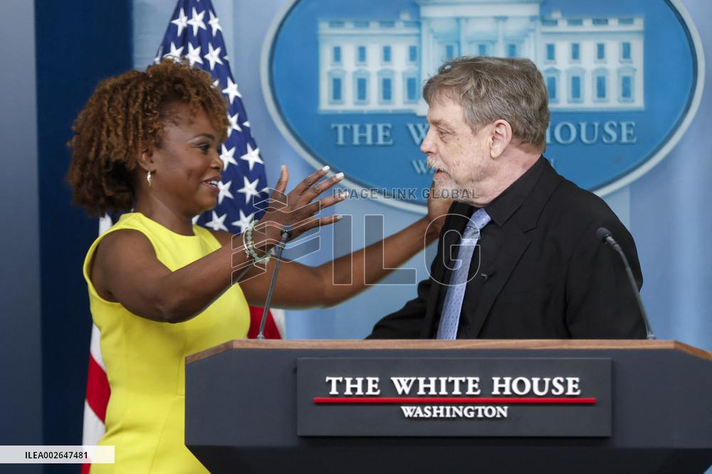 White House Press Secretary Jean-Pierre holds the daily press briefing in Washington