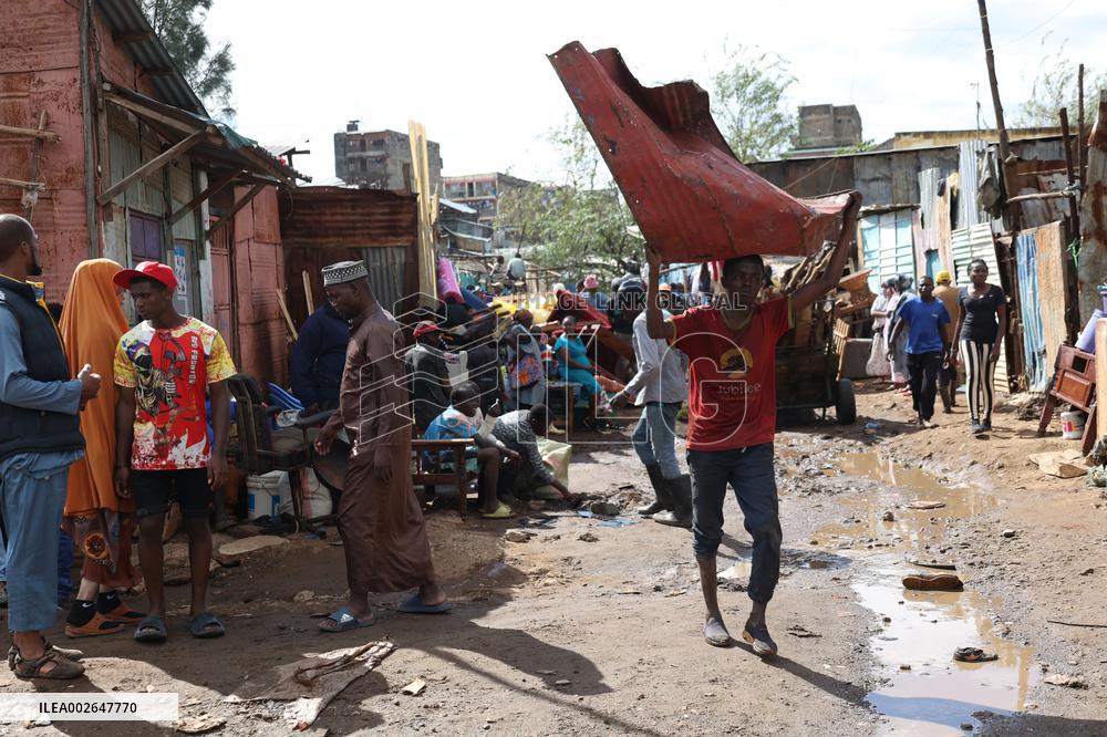 KENYA-NAIROBI-MATHARE SLUMS-FLOODS-RELOCATION