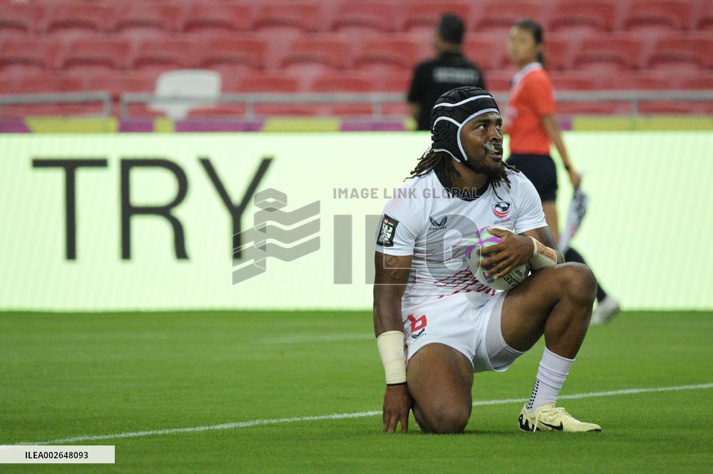 (SP)SINGAPORE-RUGBY-SEVENS-USA VS IRE