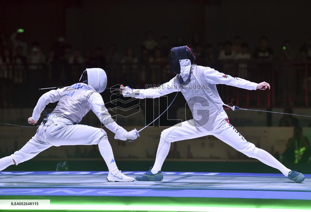 (SP)CHINA-HONG KONG-FENCING-FOIL WORLD CUP-MEN