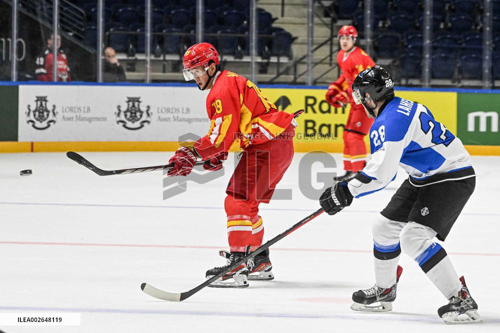 (SP)LITHUANIA-VILNIUS-2024 IIHF ICE HOCKEY WORLD CHAMPIONSHIP-CHN VS EST