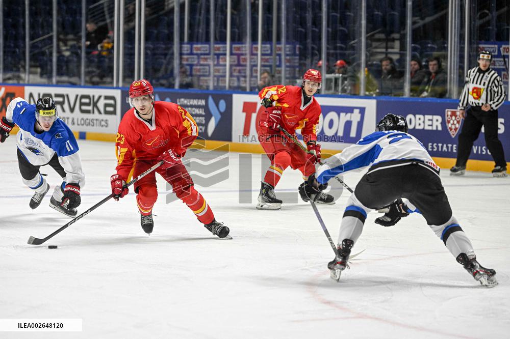 (SP)LITHUANIA-VILNIUS-2024 IIHF ICE HOCKEY WORLD CHAMPIONSHIP-CHN VS EST