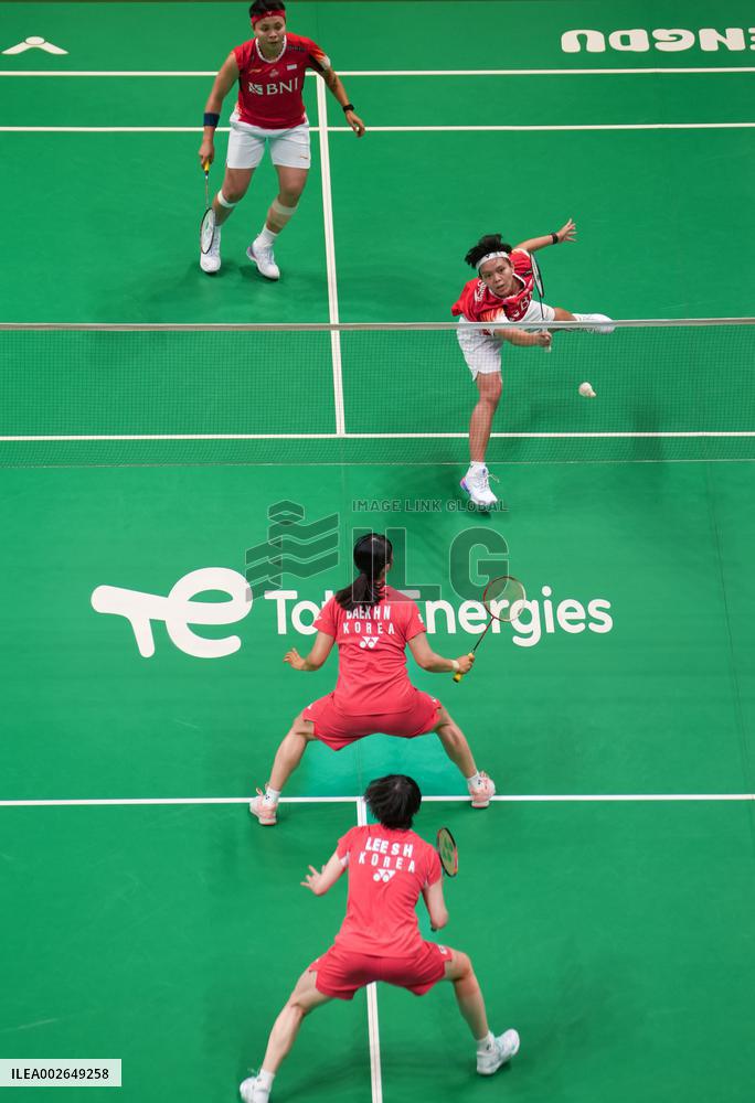 (SP)CHINA-CHENGDU-BADMINTON-UBER CUP-INDONESIA VS SOUTH KOREA (CN)