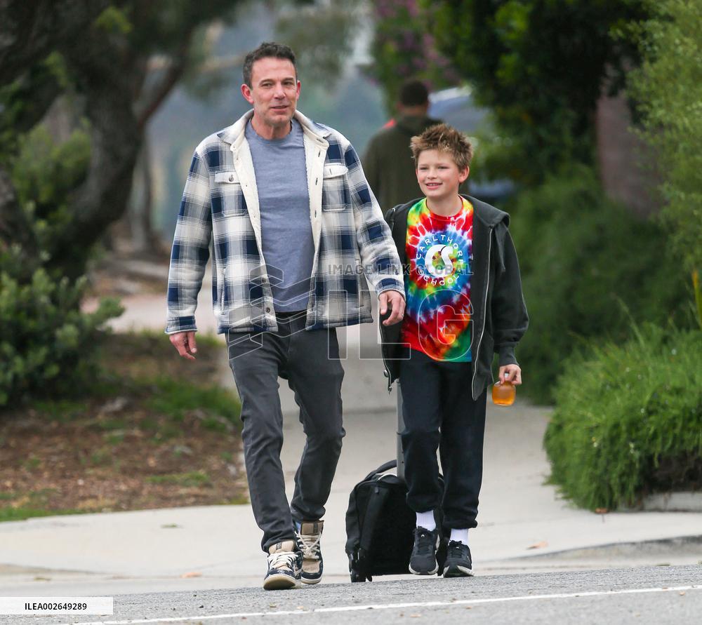 Ben Affleck And Samuel Out - LA
