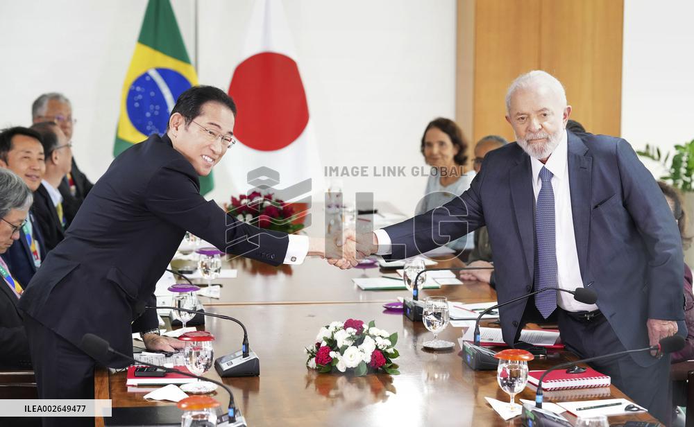 Kishida-Lula talks in Brazil