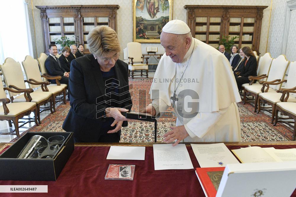 Pope Francis Holds Audiences - Vatican